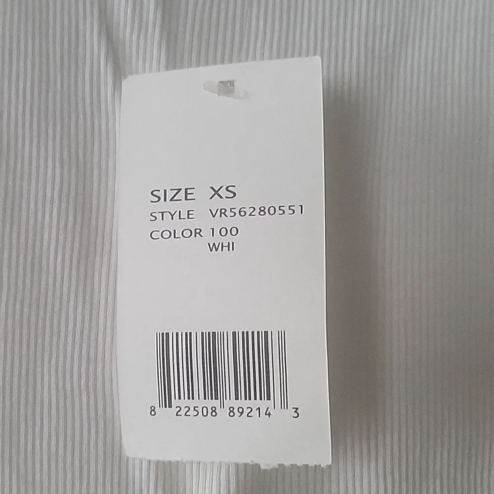 NWT XS White Vince Favorite Tank Modal Jersey Fitted Basic Soft BalletCore Long - Picture 4 of 10